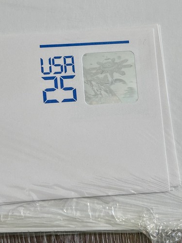 USA 25 Cent Space Station Hologram FDC 10” Legal Size Envelopes Sealed Set of 5 - Afbeelding 9 van 13