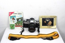 CANON AE-1 35mm FILM CAMERA W/CANON FD 50mm 1:1.8 -LENS FOR PARTS OR REPAIR ONLY