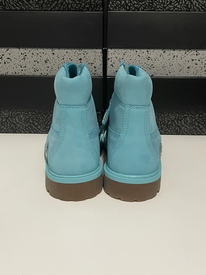 Nueva Bota Timberland Prem 6” Turquesa TB0A1KRZ Juvenil 6.5/Mujer 8 Lanzamiento Limitado Foto 3 de 4