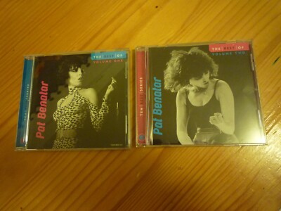 2 Pat Benatar CDs The Best of Volume One and Volume Two Ten Best Series