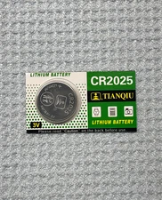 1 Pack CR2025 2025 TIANQIU Lithium 3v Battery USA Free SHIP FRESH 12/2028