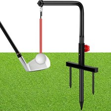 Golf Swing Trainer Training Durable Iron Golf Practice Swing Groover with 3 H...