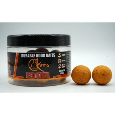 Hookbaits Boilies Indurite Durable Red Krill 28mm Karma