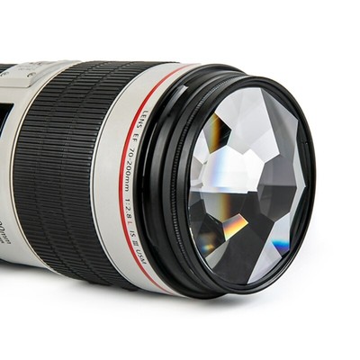 Photography Prism Glass Lens Filter For Artistic Foreground Blurs Effects