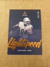 2019 Panini Luminance Lightspeed Orange /100 Antonio Brown #LS9