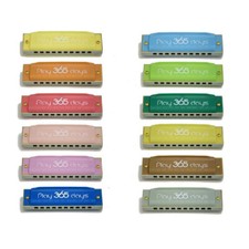Suzuki 365 DAYS Harmonica Set of 12 Set of 12 Colored Harmonica Set NEW