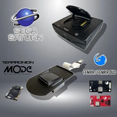 Sega Saturn Fenrir, Fenrir DUO y Terraonion MODE ODE montaje impreso en 3D