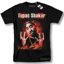 2pac Shirt Thug Life All Eyez On Me Rap Tee Tupac Shakur Death Row T-Shirt