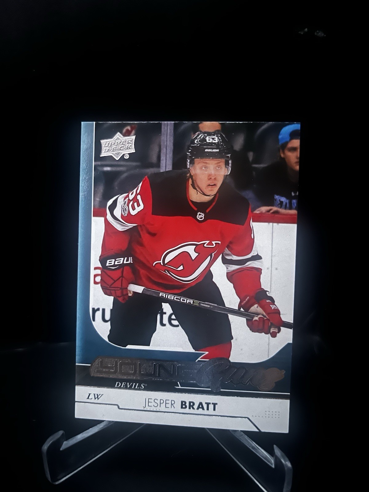 17-18 UPPER DECK SERIES 2 YOUNG GUNS JESPER BRATT #466 DEVILS