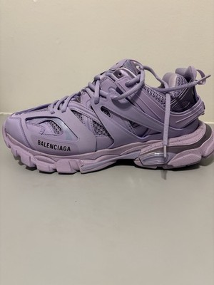 Balenciaga Men s Track Low Top Lace-Up Athletic Sneaker Purple Solid