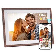 Frameo 10.1 Inch Digital Picture Frame  WiFi Electronic Frame  1280  800IPS HD Cl