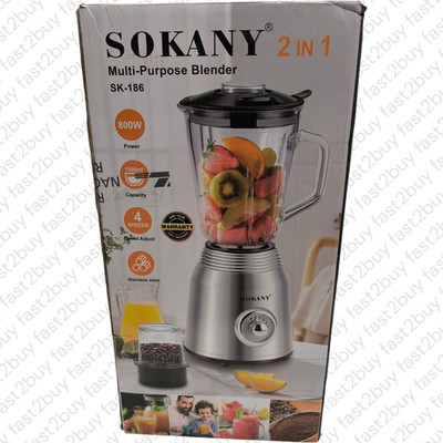 SOKANY SK-186 1,5 Liter 800 W Standmixer