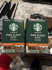 Starbucks Pike Place Medium Roast Coffee Keurig K Cups .44 oz - 20 Count-Fast