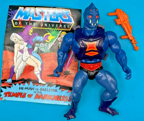 MOTU Webster He-Man Masters of the Universe 1984 Vintage figure near complete