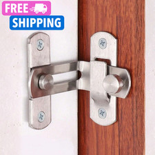 90 Degre Barn Door Hasp Latch Lock Stainless Steel Sliding Screen Barn Door Lock