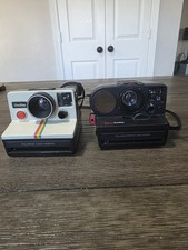 Assorted Polaroid Land Instant Cameras, Vintage Lot of 2 Untested 