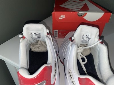 Size 13 - Nike Shox NZ White University Red for sale online  display picture 1