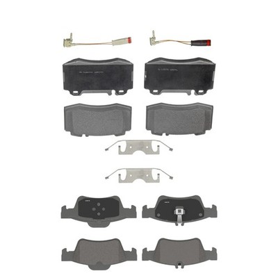 Wagner ThermoQuiet Semi-Metallic Front Rear Brake Pad Kit For Mercedes-Benz E500