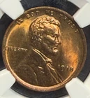 1918 1C Lincoln Cent NGC MS65RB - Exquisite Detail and Deep Ruby Tone Lustrous