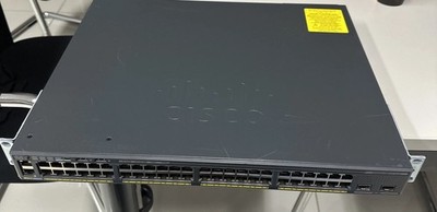 Cisco WS-C2960X-48LPD-L 48-Port Gigabit PoE+ Switch 2 x 10G SFP+