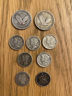 Monnaies États Unis Dime Dollar Argent 29 3g