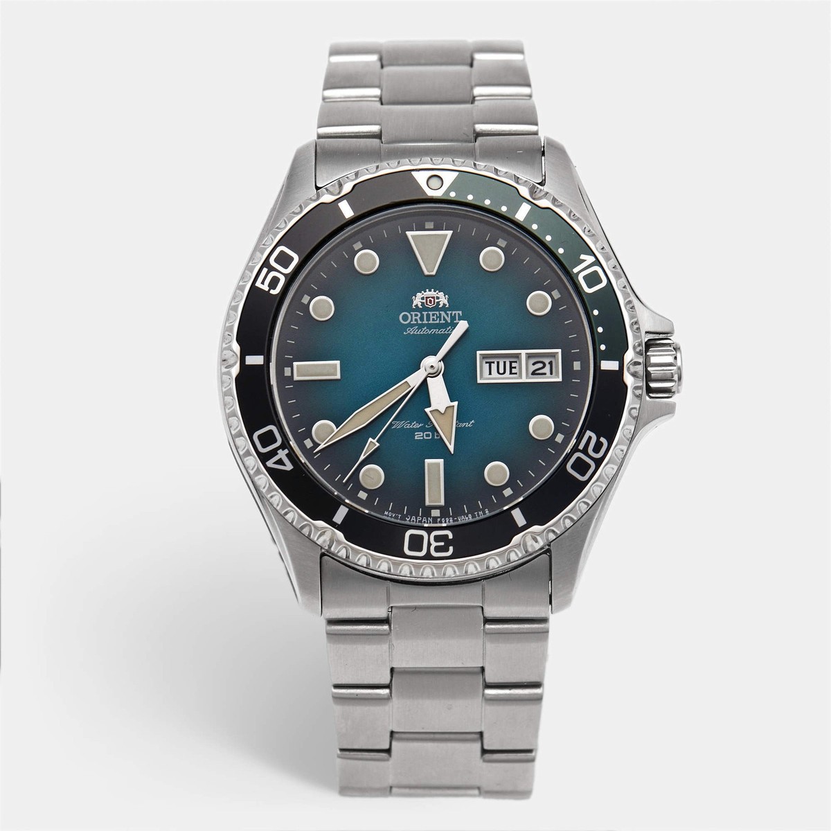 Orient Kamasu Mako RAAA0811E39B Green Dial Stainless Steel 42 mm