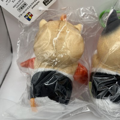 Lot De 3 Peluches Mascotte Chat Sushi Mofusand Nyanko 13 Cm - Japon 2025 - Neuf