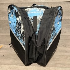 Transpack Edge Jr. Boot Helmet Bag Blue Yeti Snow Ski  Boarders Water Resistant