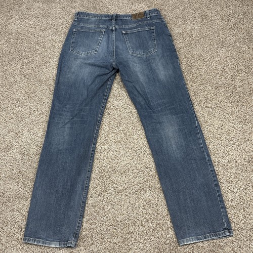 Mens Flag and Anthem Portland Relaxed Fit Everetts Wash Jeans 34x34 (35x32.5) - Picture 13 of 16
