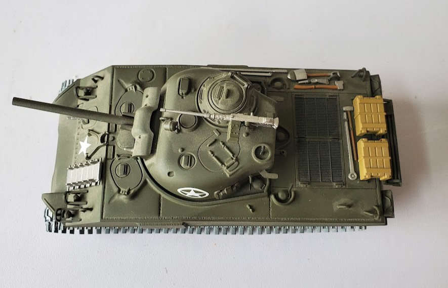 Rare! Paul's Model Art Minichamps M4A3 Sherman tank, 1/35 diecast