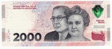 Argentina 2000 Pesos ND (2023) P-W368a Serie A UNC commemorative