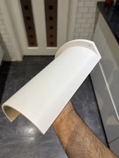 Boiler Flue Rain Cover Cowl Guard - White 150mm