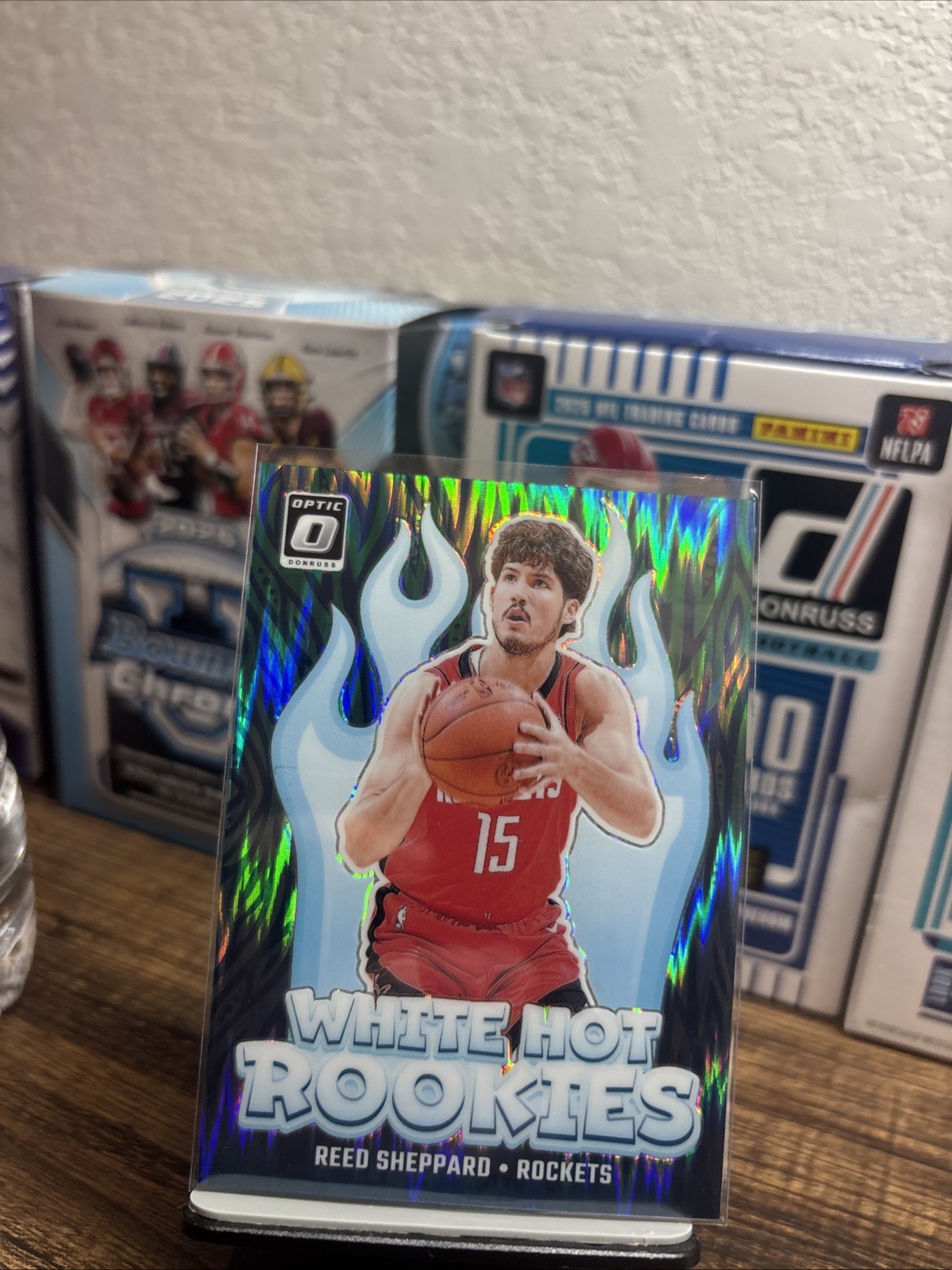 2024-25 Panini Donruss Optic Reed Sheppard White Hot Rookie Green/149