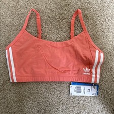 Adidas Scoop Bralette Size XL Coral NWT