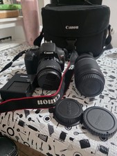 Canon - EOS Rebel T7 DSLR Video Two Lens Kit /EF-S 18-55mm/ EF 75-300mm Lenses