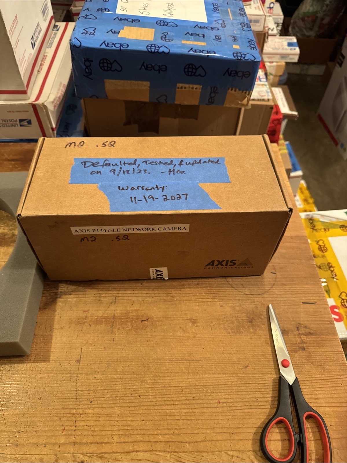 Axis P1447-LE 5MP Outdoor Bullet Security Camera Tested & Working