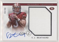 2017 Panini National Treasures 40/99 CJ Beathard #RMS-CJ Auto 10ek