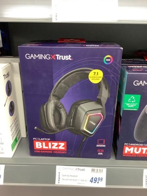 Trust GXT 450 Blizz schwarz Gaming-Headset - Wie neu 1#32110782