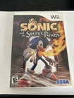 SEGA Sonic and the Secret Rings Nintendo Wii Multiplayer Game Case & Manual