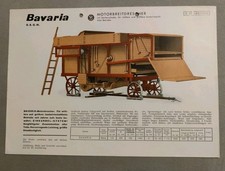 Alter Prospekt Bavaria - Motorbreitdrescher