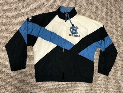 Early 90 s Vintage Rare Apex One North Carolina Tar Heels Windbreaker XL Jacket