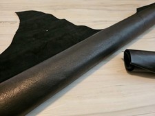 3-4oz NAPA SOFT MATTE BLACK GARMENT LEATHER HIDE PANEL,SHEET,SQUARE12X24 17 sqf