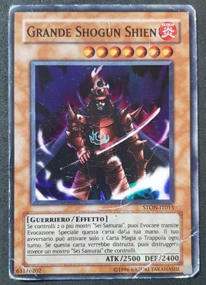 GROSSER SHOGUN SHIEN Super Rare auf Italienisch (VG) STON-IT013 YUGIOH