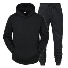 Men's Tracksuit Set Hoodie Jogging Pants Two Piece Gym Outfit Casual Sportswear