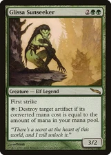 Glissa Sunseeker Mirrodin NM Green Rare MAGIC THE GATHERING MTG CARD ABUGames