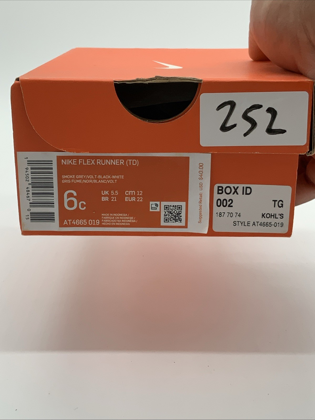 Nike Baby Toddler Flex Running Shoes Pull On Black Volt AT4665 019 Size 6C