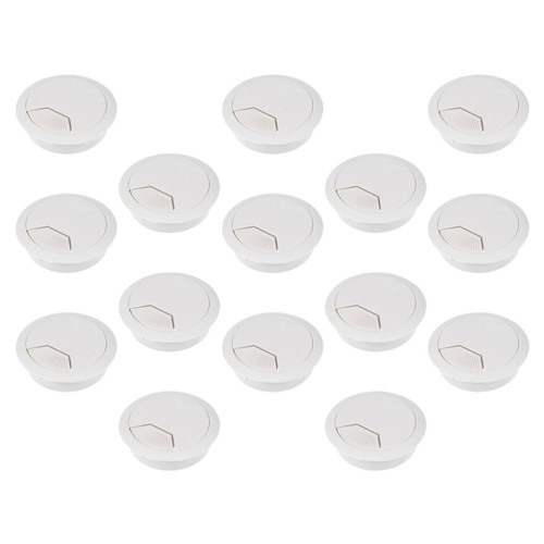 15 Pcs Office Desk Tube Cover Baby Desktop Cable Hole Plug Covers - 第 10/10 張圖片