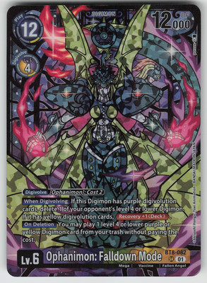 Digimon Ophanimon: Falldown Mode BT8-082 Premium Heroines Set Ver