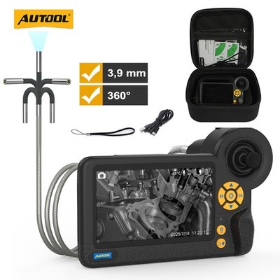 Endoscope Camera 3.9mm Borescope Industrial Inspection Camera  Four-Way 360°