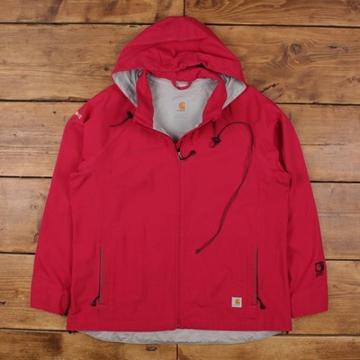 Vintage Carhartt Windbreaker Jacke XL Storm Defender Force Pink